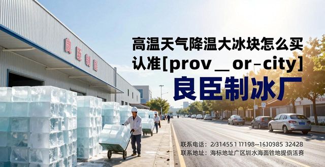 高温天气降温大冰块怎么买 认准宿迁良臣制冰厂
