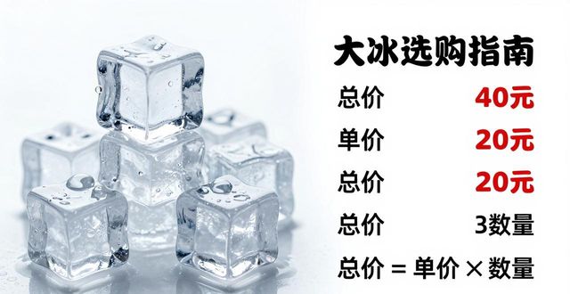 大冰块价格到底怎么算？宿迁冰块选购指南